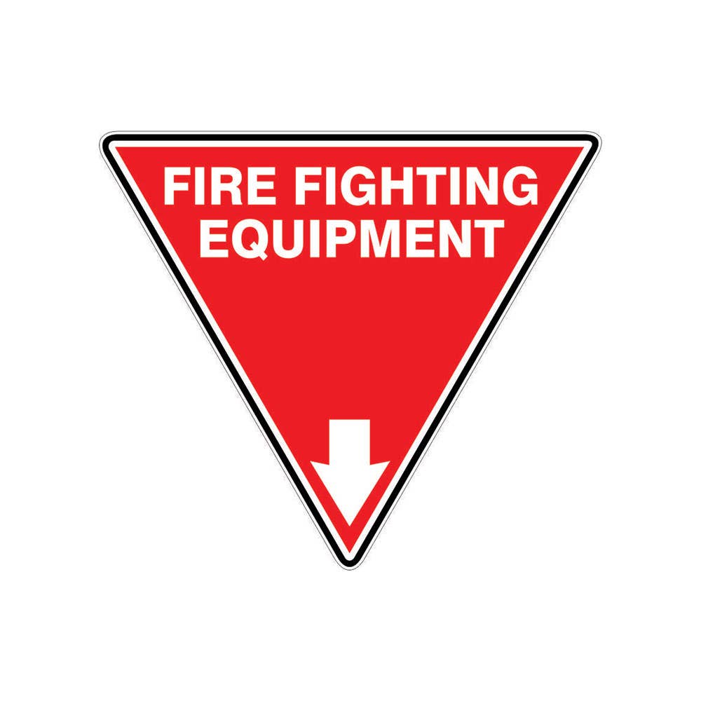 Fire Fighting Equipment Safety Sign 60038106 FEFFEQT300P