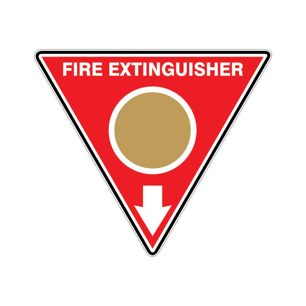 Chemical Fire Extinguisher Safety Sign 60038107 FEWETCT300P