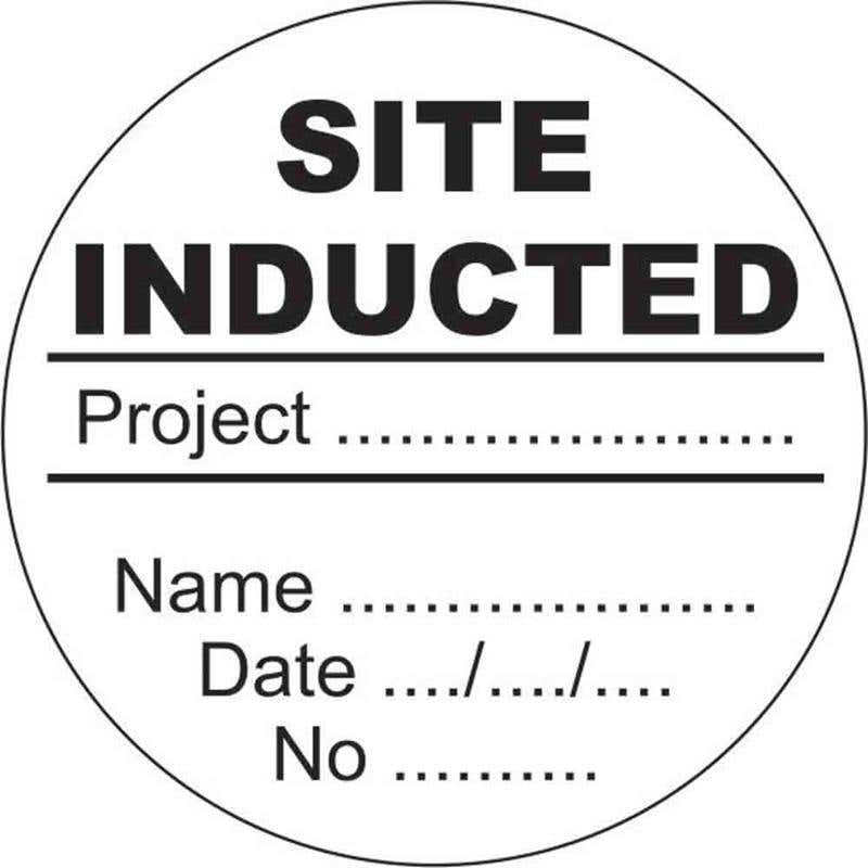 Label Generic INDUCTION White Self Adhesive 50mm Pk 250 60038802 GHHILW