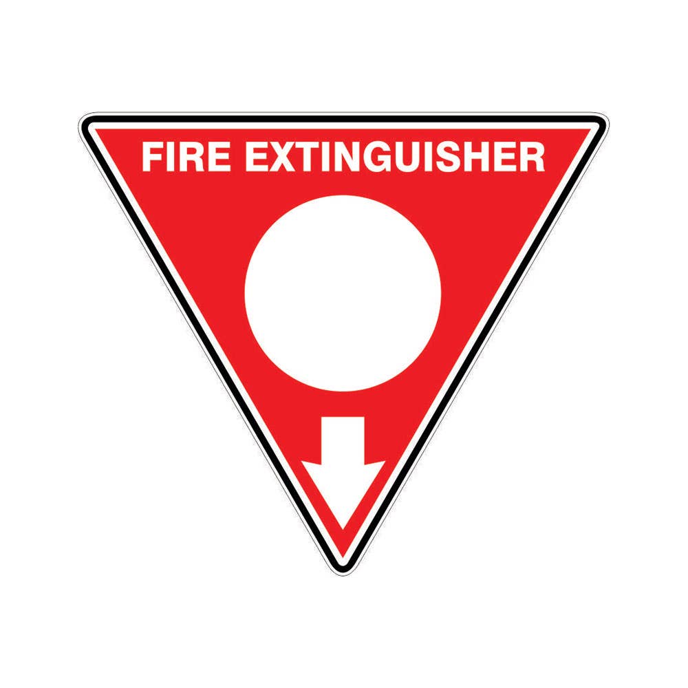 Powder Fire Extinguisher Safety Sign 60038847 832821