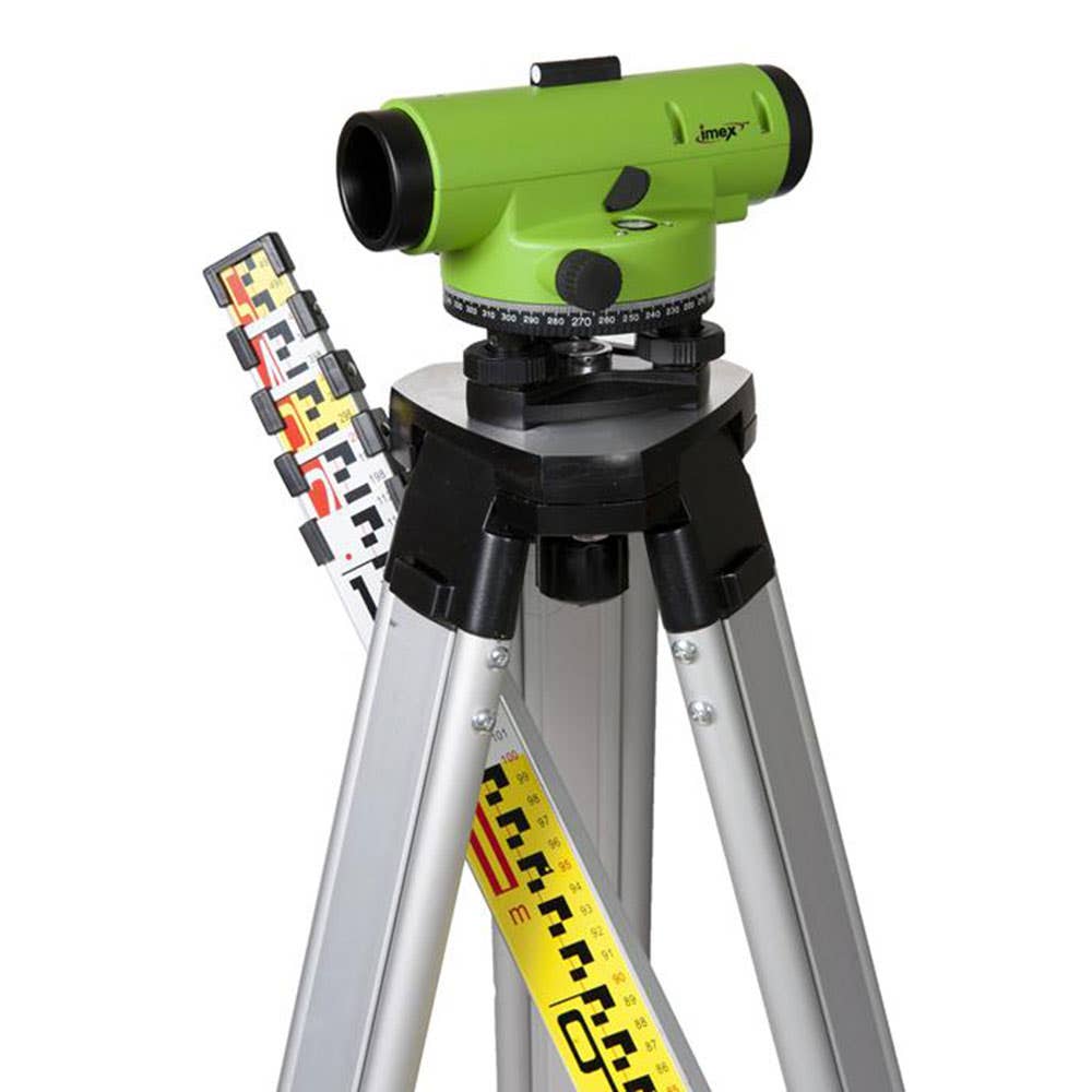 Level Optical Automatic Dumpy 32X + Tripod + Staff 60038888 012-ILAR32S