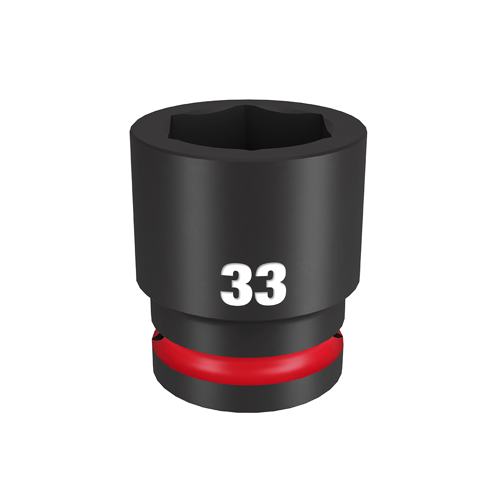 SHOCKWAVE 3/4 Drive 33mm Standard 6 Point Impact Socket 602508 49666371