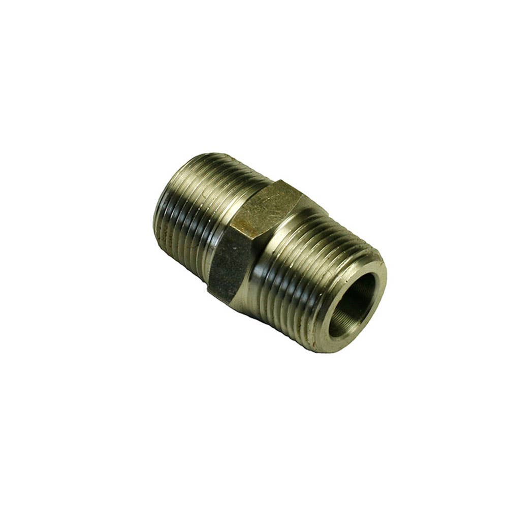 Nipple Hex Crossover Forged Steel 3000lb BSPT x NPT 25mmNB 6235005 PN25BN
