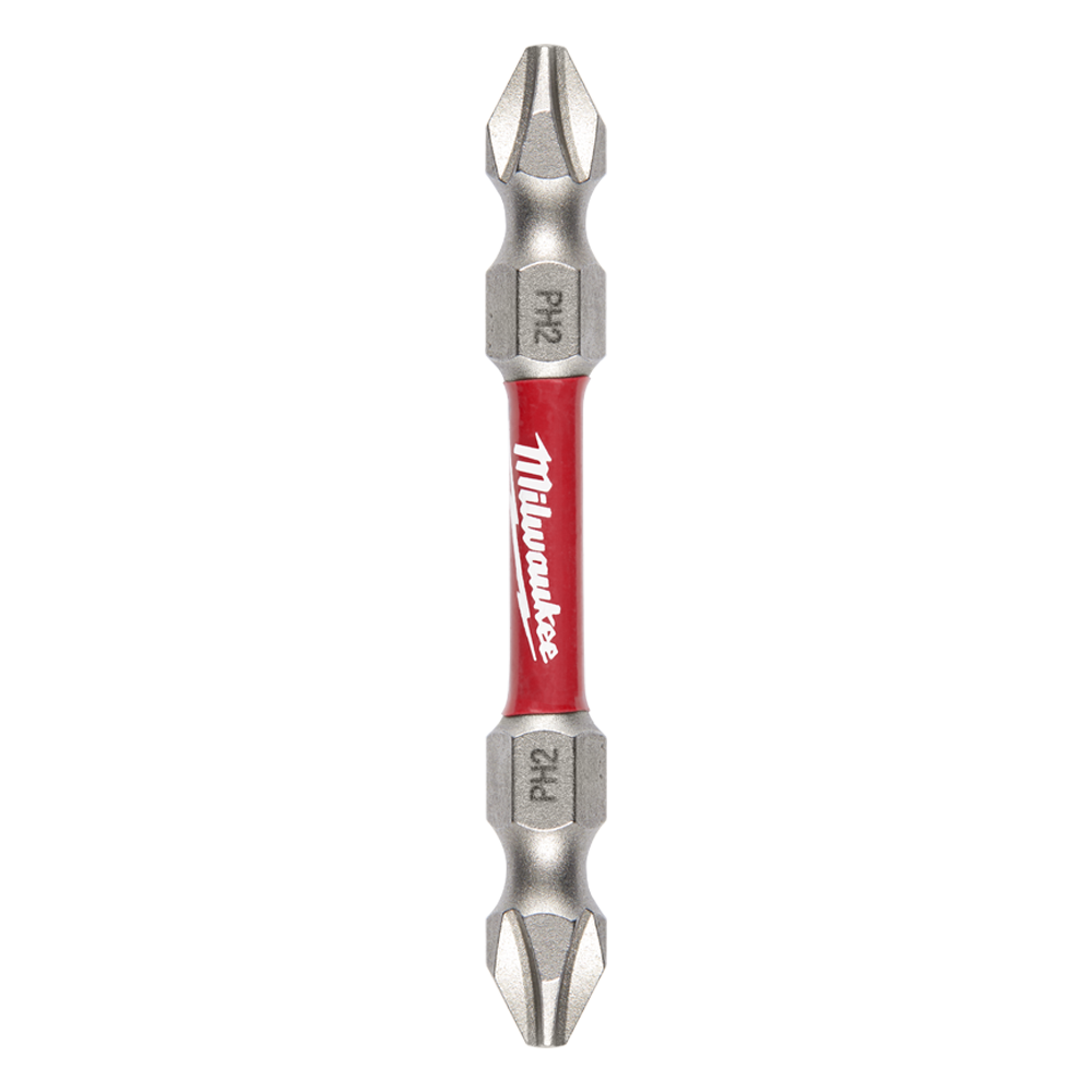 Milwaukee SHOCKWAVE PH2/PH2 Double Ended Bit 60mm Pk1 603106 48324318