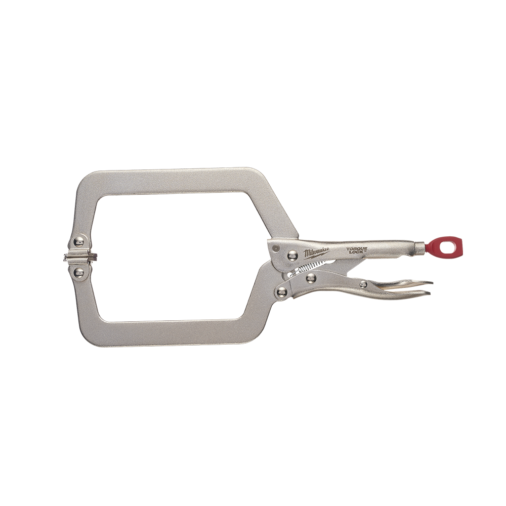 228mm (9) TORQUE LOCK Deep Reach C-clamp Locking Pliers Swivel Jaw 603238 48223523