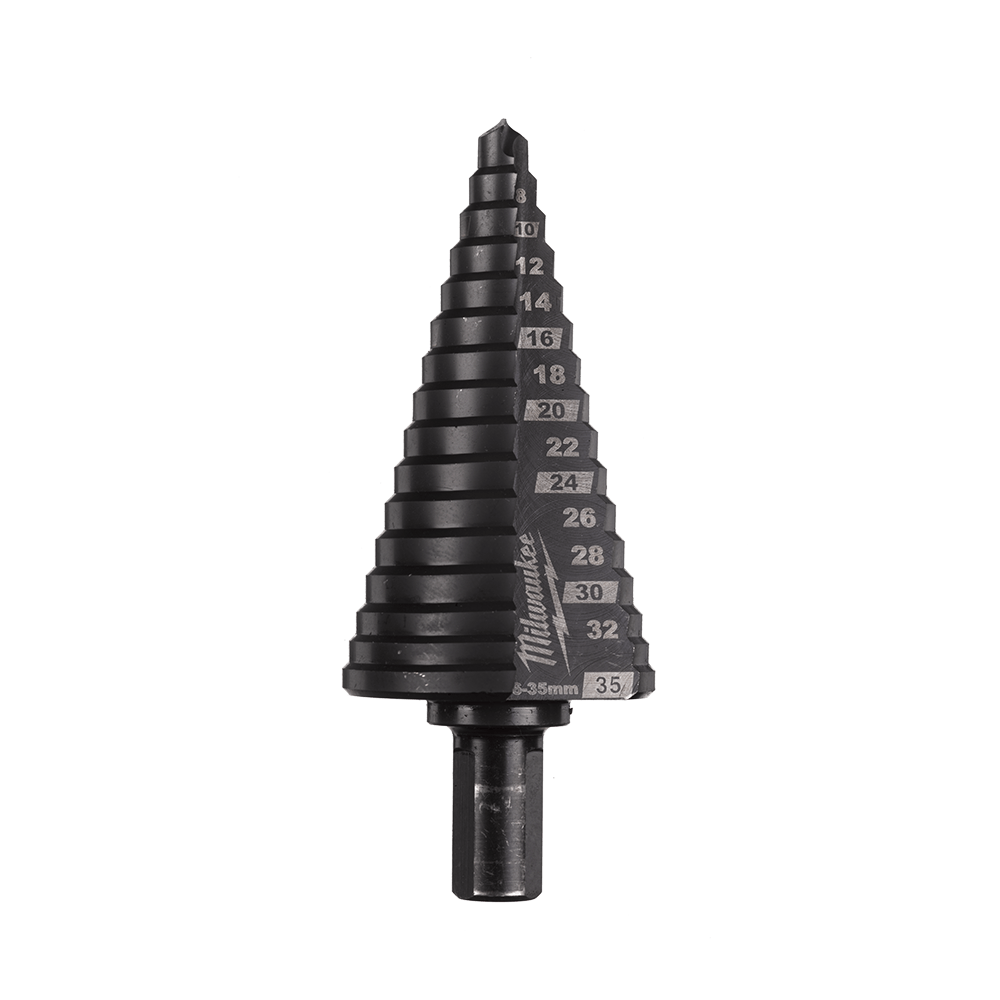 Milwaukee 48899395 6mm - 35mm M35 Cobalt AlCrN Step Drill Bit 603928 48899395