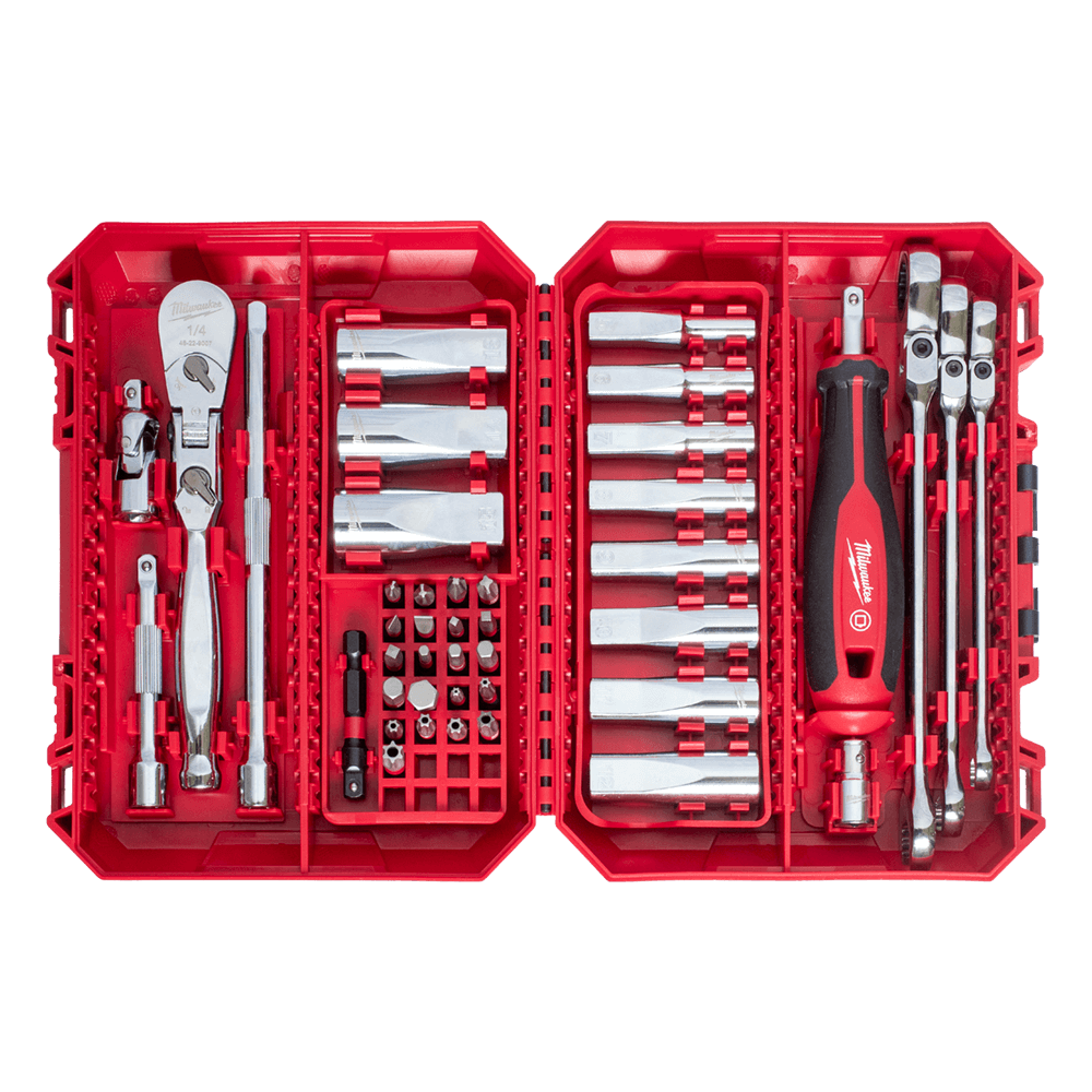1/4 Drive 42pc Premium Metric Socket, Bit & Wrench Set 604109 48229198