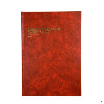 Collins Account Book 3880 Series A4 84 Leaf Red 3 Money Column_34177500_38807
