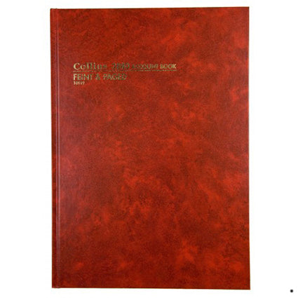 Collins Account Book 3880 Series A4 84 Leaf Red Feint Paged_34176700_38805