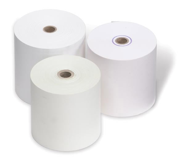 Kleenkopy Cash Register Roll 2 Ply 76x76mm White Pack 4_1017950_R2KK7676