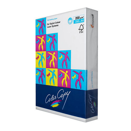 Mondi Color Copy Paper A4 200gsm White Pack 250_1006903_126282