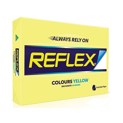 Reflex Copy Paper A4 80Gsm Tint Yellow 14172029 36501 NLA