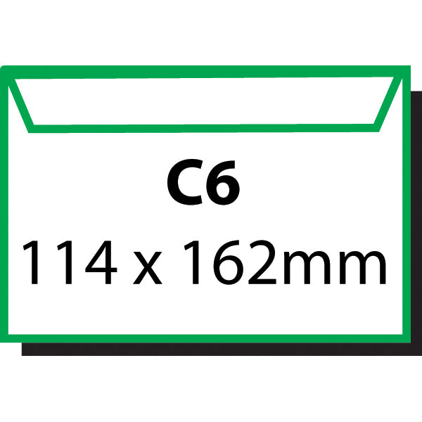 Cumberland Envelope C6 114X162mm Self Seal White Box 500_14223000_604211