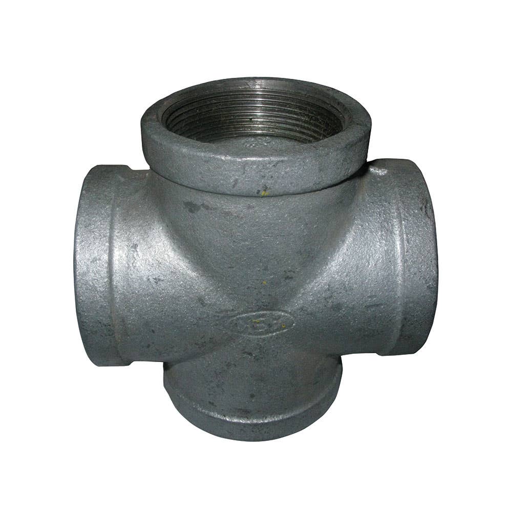 Equal Cross Galvanised Low Pressure Threaded 1 BSPT 25mmNB 2904001 LCR25