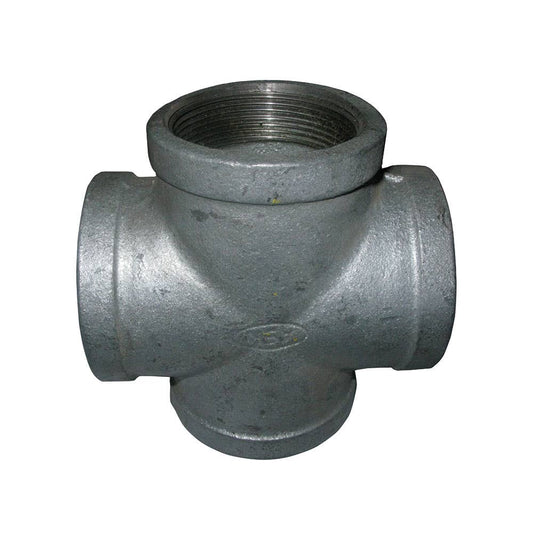 Equal Cross Galvanised Low Pressure Threaded 1 BSPT 25mmNB 2904001 LCR25
