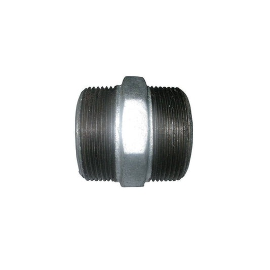 Hex Nipple Galvanised Low Pressure 1 BSPT 25mmNB AAP Industries 2922005 LN25