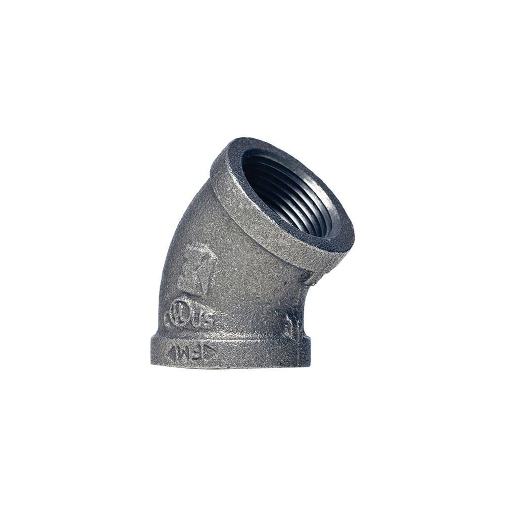 Elbow Galvanised Low Pressure Female x Female 45&deg; 1 BSPT 25mmNB AAP Industries 2901005 LEF25