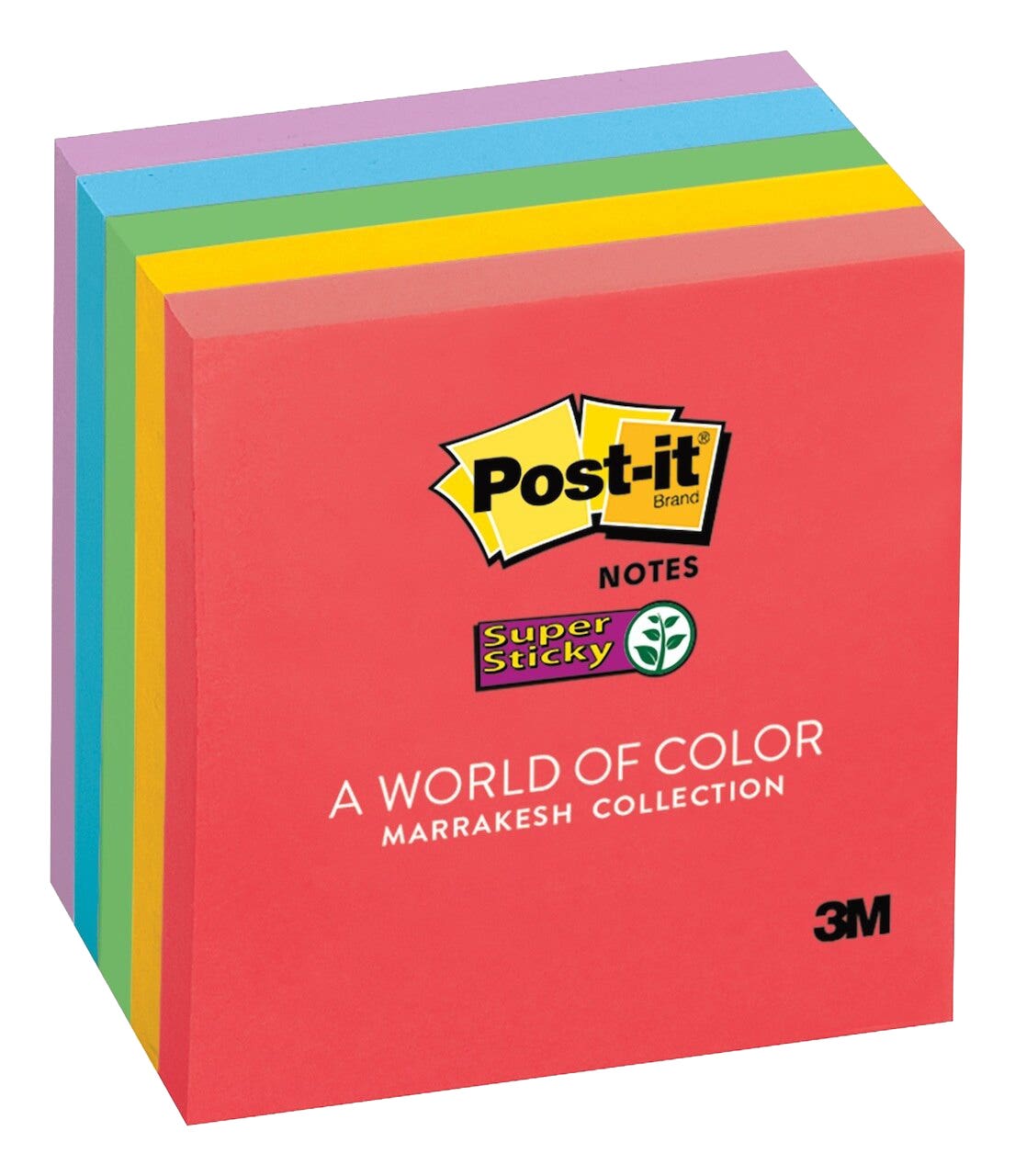 Post-It Notes 654-5Ssan Super Sticky 76X76mm Marrakesh Pack 5 645331400 PI6545SSAN