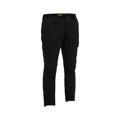 Pants Cargo 117ST Black Cotton Twill Ripstop 234gsm Vent X Airflow Bisley_36001907_BPC6475_BBLKS17