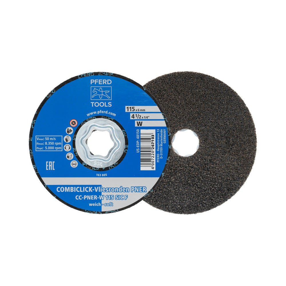 COMBICLICK pressed non-woven disc CC PNER dia. 115 mm soft SIC_40108062_42002046