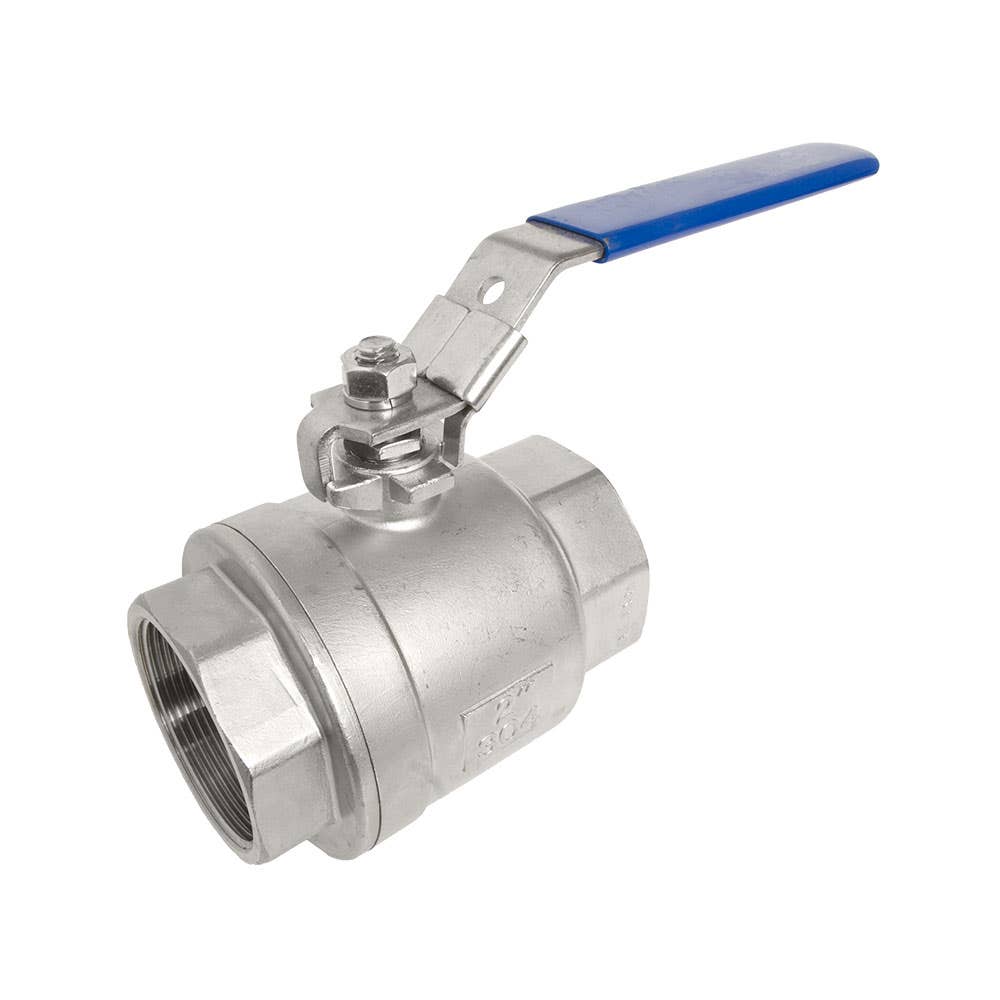 Ball Valve Stainless Steel 2 Piece Full Port 1/2 NPT 2000psi 6513003 1/2 20SSOR