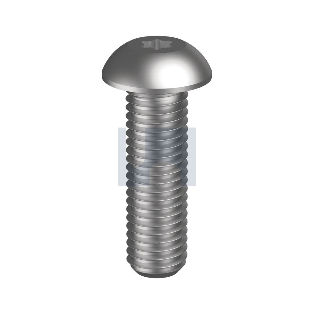 Btn Hd Skt Screw Torx 304 SS Iso 7380/A2 M10 40 - Pk 50_40099663_SB04POCM100040