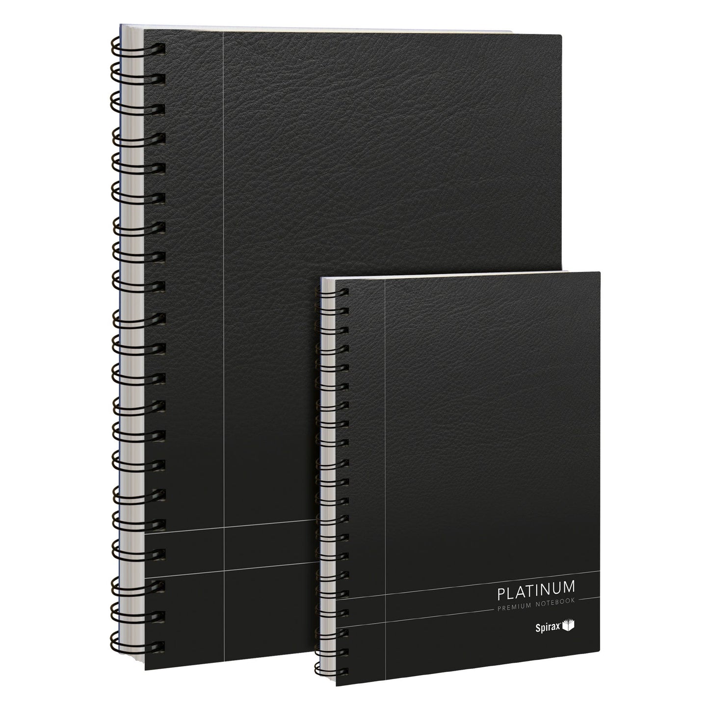 Spirax 400 Platinum Notebook A4 Black 200 Pages 660042001 56400