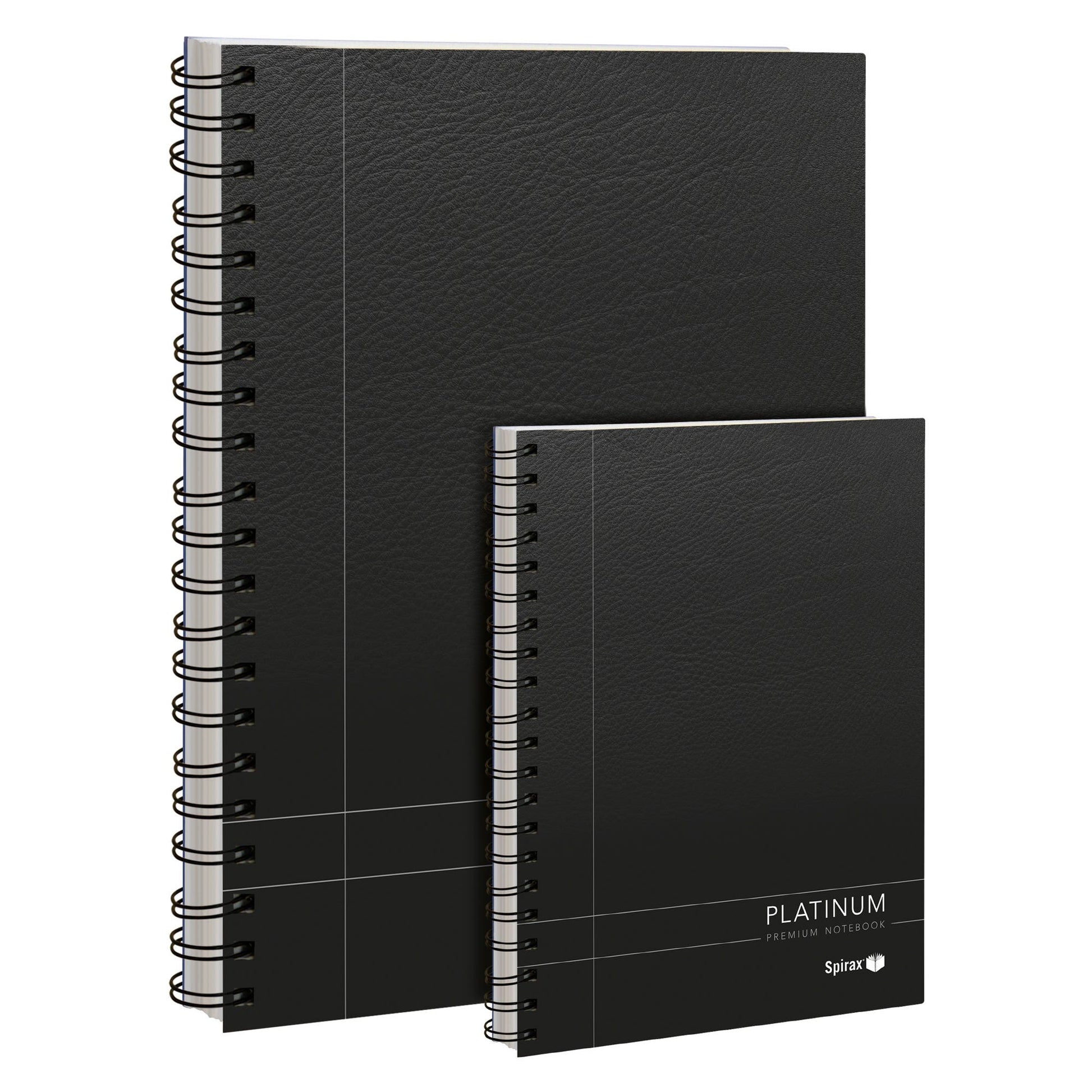 Spirax 400 Platinum Notebook A4 Black 200 Pages 660042001 56400