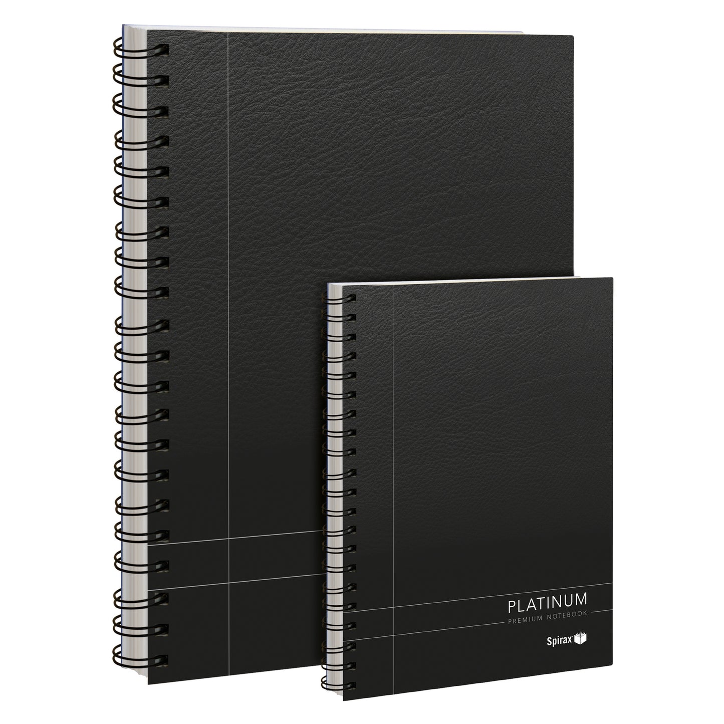 Spirax 401 Platinum Notebook A5 Black 200 Pages_660042101_56401