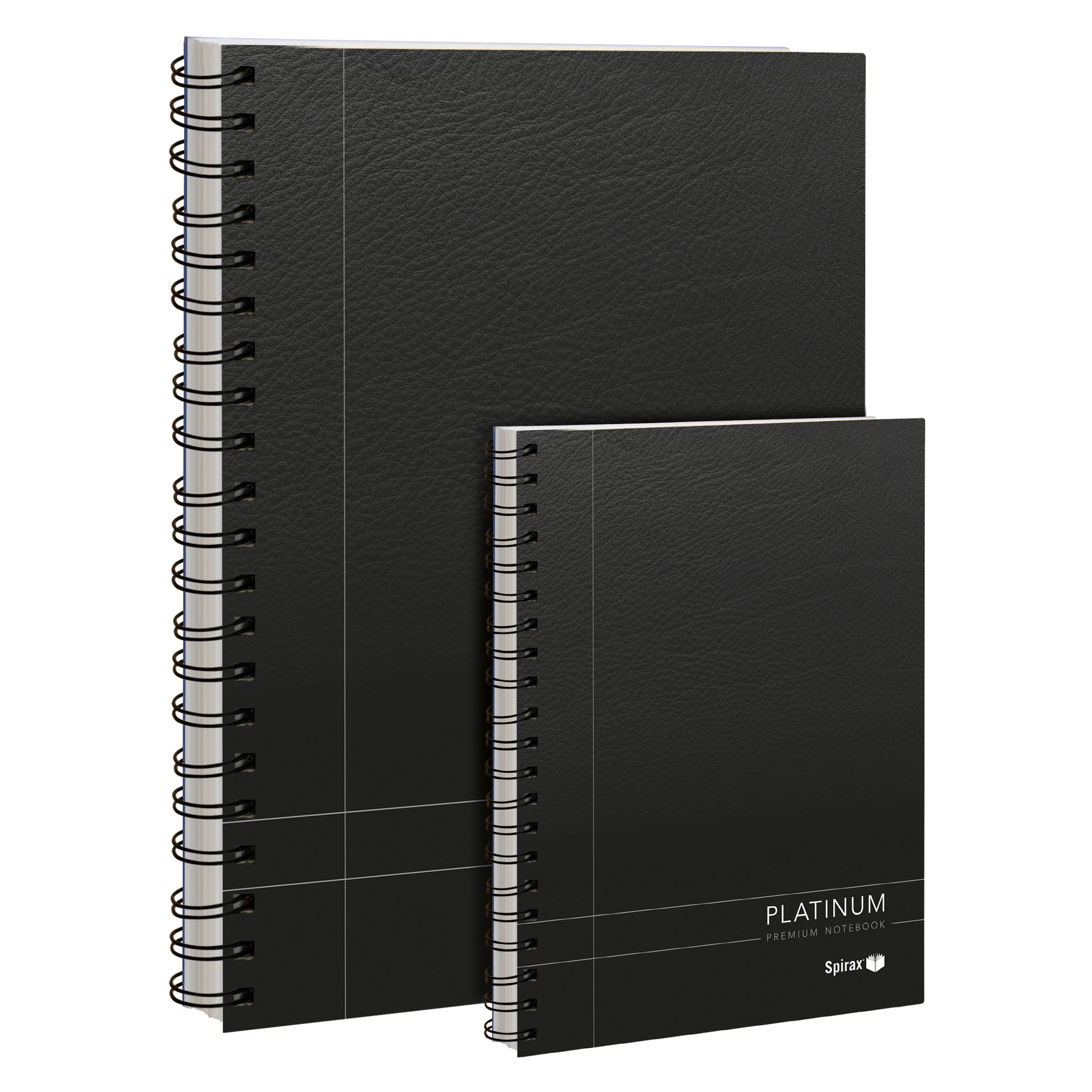 Spirax 401 Platinum Notebook A5 Black 200 Pages_660042101_56401