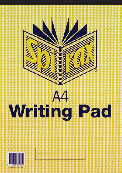 Spirax Pad Writing Ruled Bank A4 100 Pages_1018200_56411