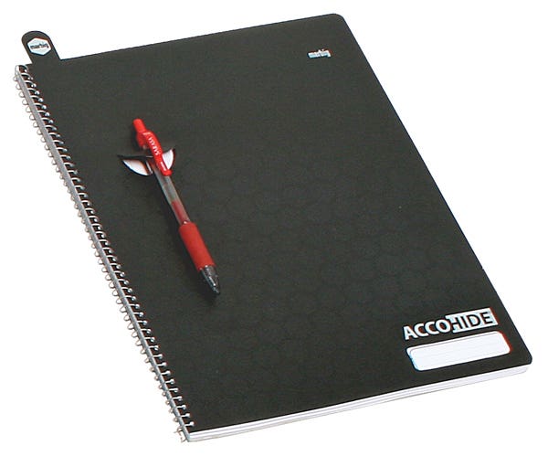 Marbig Notebook A4 Pp Cover 120 Pages Black 660106201 17187F