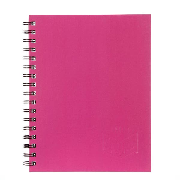 Spirax 511 Hard Cover Notebook A5 200 Pages Pink 660110007 56511P