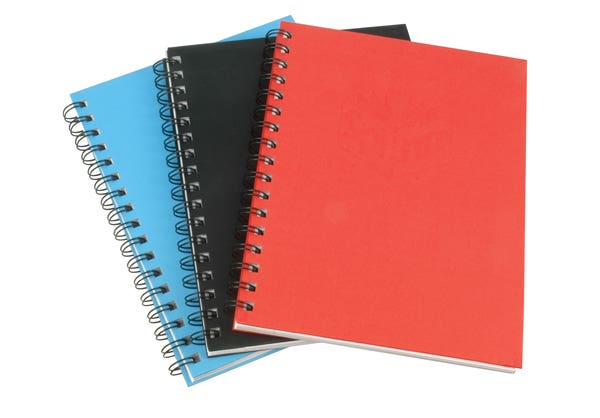 Spirax 512 Hard Cover Notebook A4 200 Pages Black 660110101 56512BK