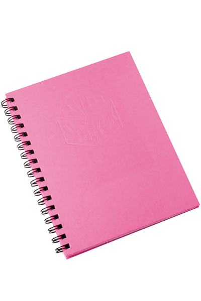 Spirax 512 Hard Cover Notebook A4 200 Pages Pink 9000145 56512P