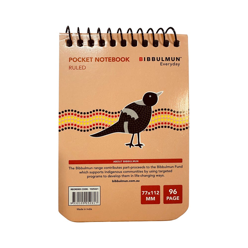 Notebook Spiral Pocket 96 Page Top Open 1025261 NPL-1025261