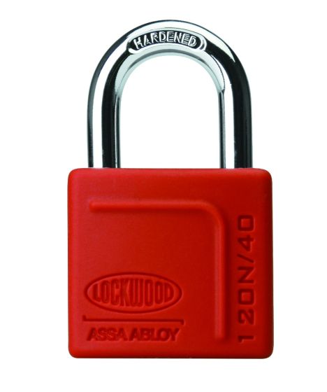 Padlock Brass 120N 40/25mm KA Lockwood Set Of 4 525926 120N/40/125/4DP