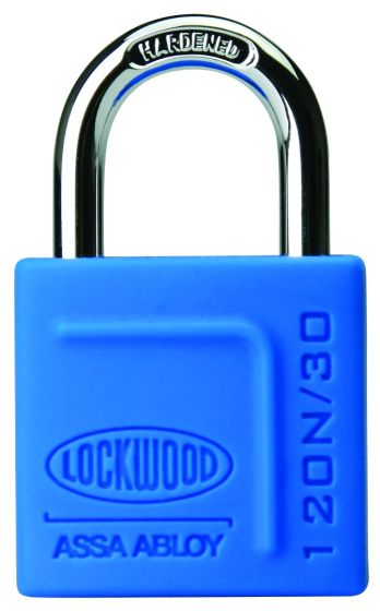 Padlock Brass 120 30/18mm KD Lockwood 4 Pack 287538 120N/30/118/4DP