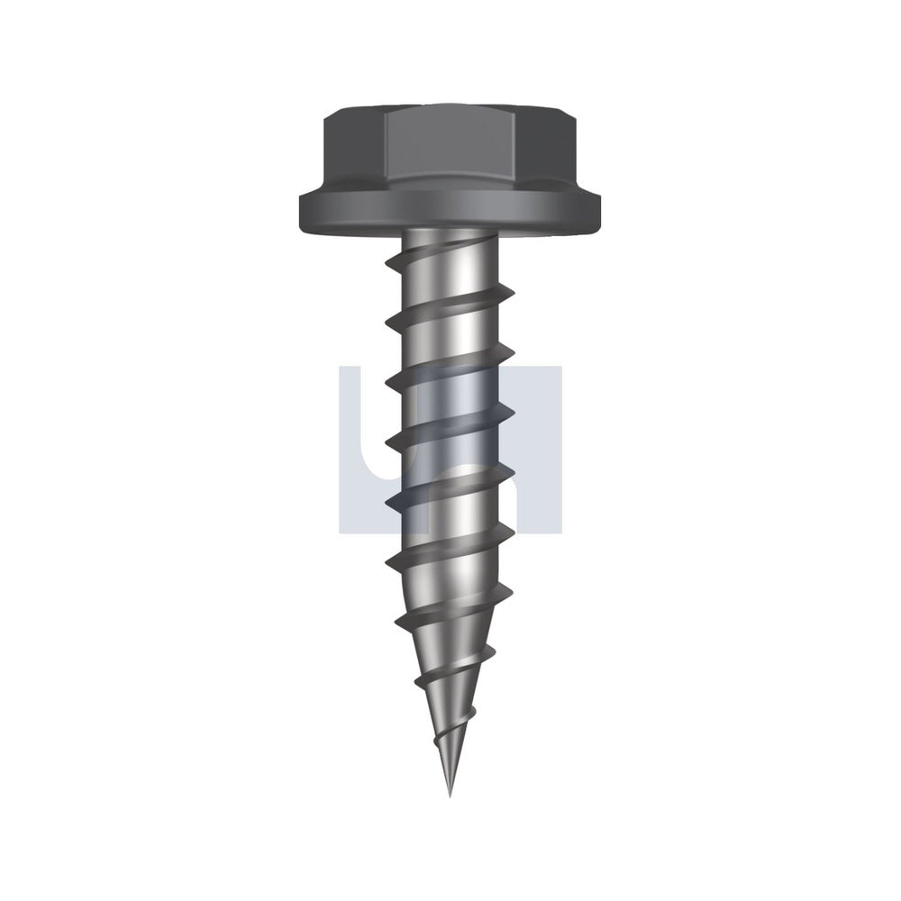 Needle Pt Sds Flanged Hex Basalt - Cl4 As3566 #10-12 20 - Pk 1000_40094139_TBAN4FH1012020