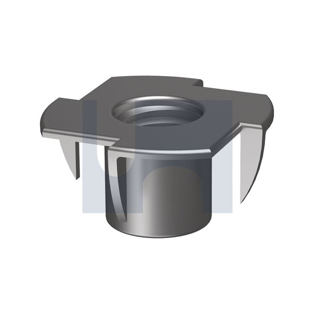 Tee Nut 4 Prong Zinc Plated (Rohs Compliant) Hec M8 11 - Pk 200_40093268_NTMSZCM0811