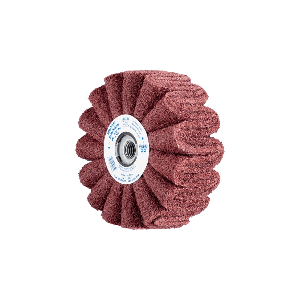 POLINOX non-woven unmounted grinding wheel PNG 125x50 mm thread M14 A180_40108316_44642502