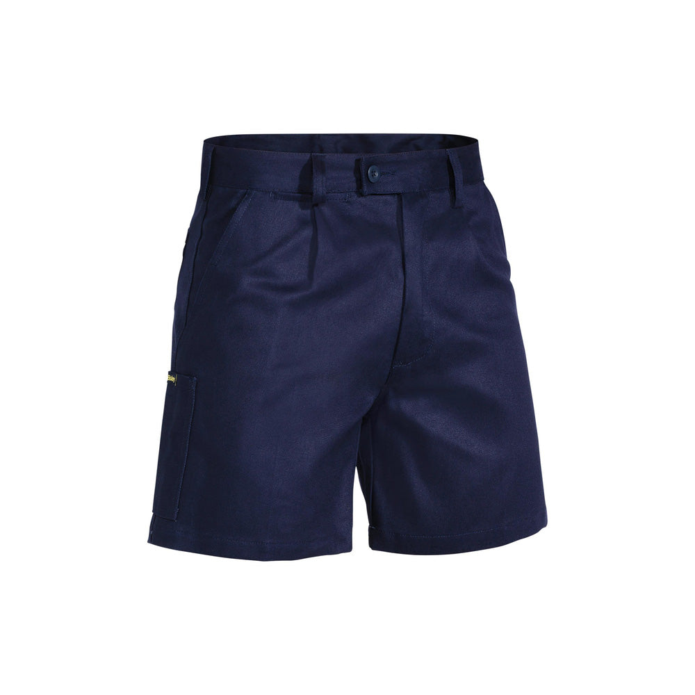 Shorts 127R Navy Cotton Drill 310gsm Work Bisley_31210205_BSH1007_BPCTR27