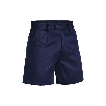 Shorts 127R Navy Cotton Drill 310gsm Work Bisley_31210205_BSH1007_BPCTR27