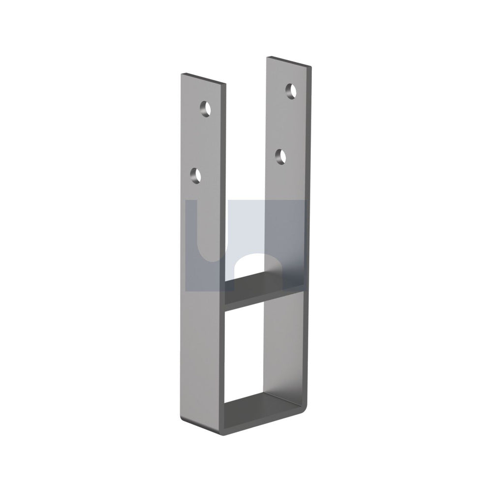 Post Support H/Duty HDG U Shape w/Bar M12 90 X 300 - Pk 5_40099037_GUPGB090300