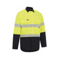 Shirt L/S Flarex 155gsm PPE1 Vent FR Tape Hi-Vis Yellow/Navy Small Workit_406786_2808YNS