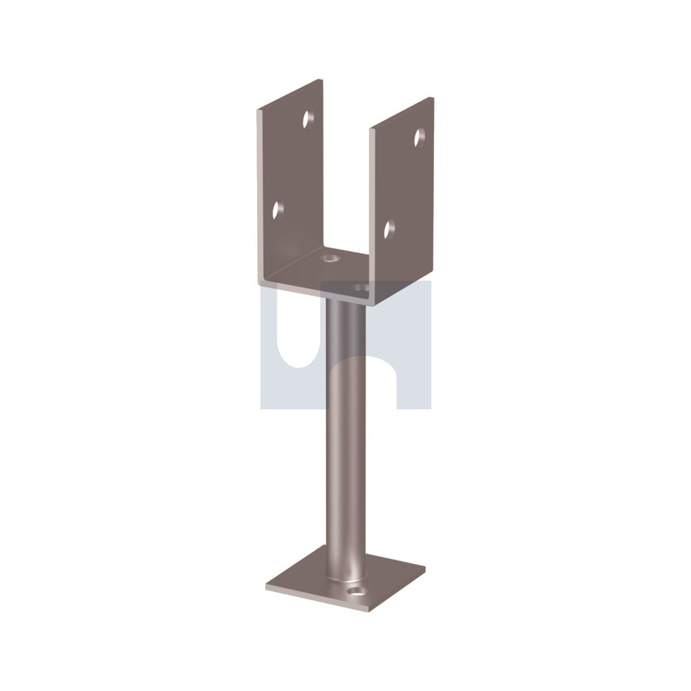 Post Support H/Duty HDG U Shape Rod Stem M12 90 X 200 - Pk 10_40098648_GUSGR090200