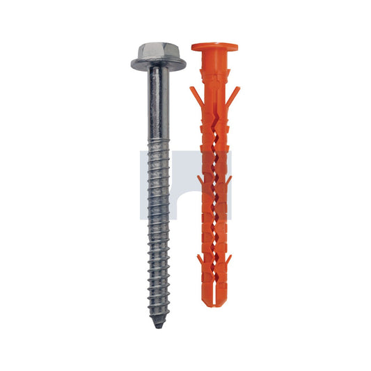Mbk-Stbr Nylon Frame Plug 316 SS W Collar And Hex Screw T40 10 100/30 Pk 5_40088645_MUNMBKSR1136210