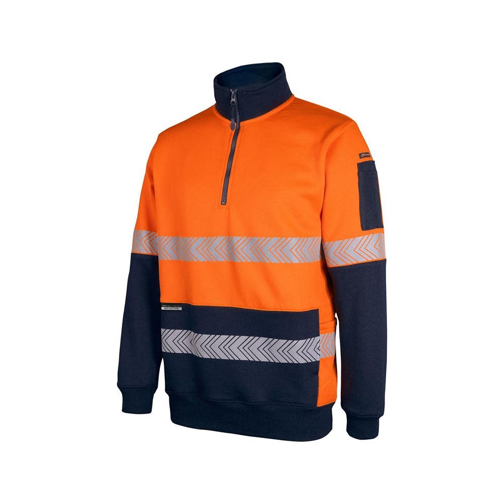 6DPS 1/2 Zip Taped Fleece Jacket 330gsm JBs Wear HWHA6DPS_HWHA6DPS