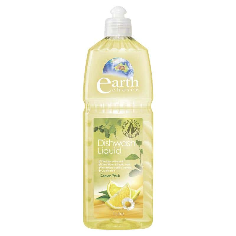 Earth Choice Dishwashing Liquid Lemon Fresh 1Litre 70019200 498017
