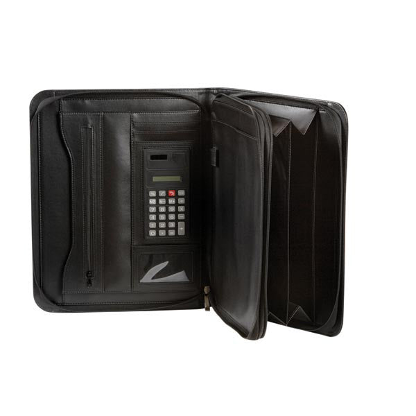 Spirax Compendium Executive Zippered A4 Black_1036789_56913